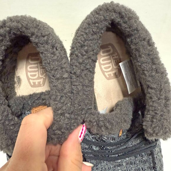 Hey Dude Damen Fold Stitch Cozy Moccasin - Picture 7 of 10